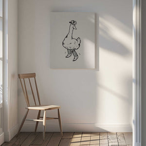 Tablou canvas „Duck wearing Western Boots” de Tara Royle