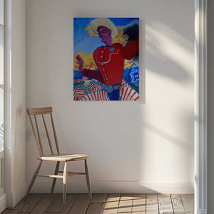 Tablou canvas „Big Tex Aflame” de Steve Spencer