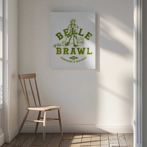 Tablou canvas „Belle Of The Brawl Cowgirl Wall Art” de The Whiskey Ginger
