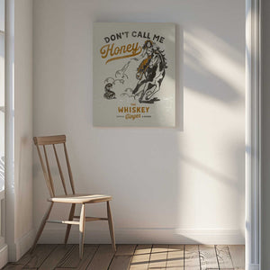 Tablou canvas „Dont Honey Print 2” de The Whiskey Ginger