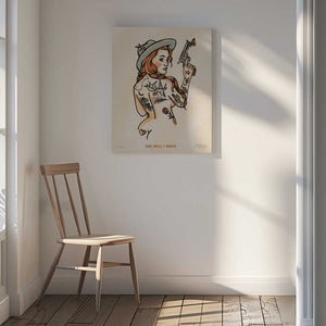 Tablou canvas „The Hell I Wont Print 16x20” de The Whiskey Ginger