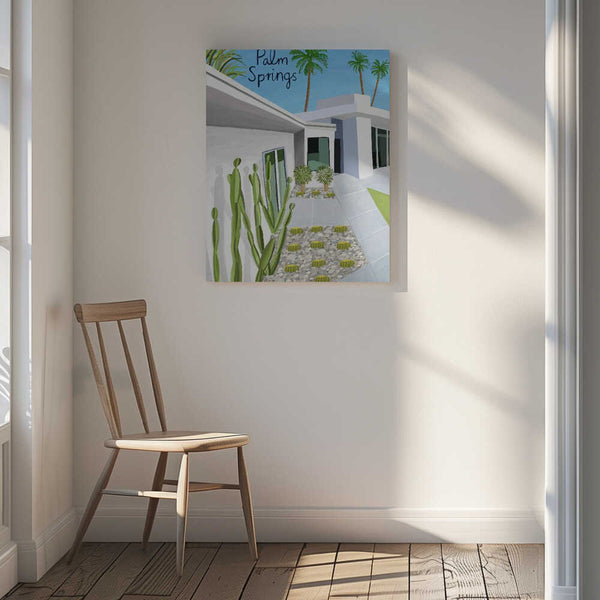 Tablou canvas „Palm Springs Modern Architecture by Artist Carla Daly” de Carla Daly