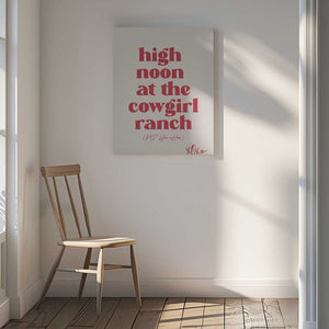 Tablou canvas „Cowgirl” de Oju Design
