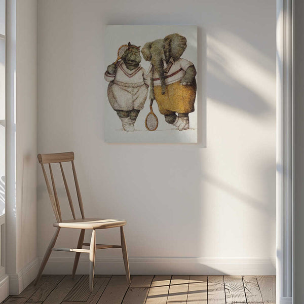 Tablou canvas „Gentlemen of the Court” de Mike Koubou