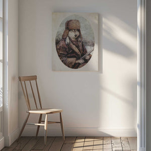 Tablou canvas „The Huntsman Wolf” de Mike Koubou