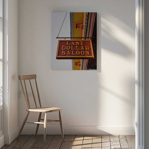 Tablou canvas „Last Dollar Saloon” de Del Mundo Imagery
