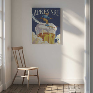 Tablou canvas „Apres Ski Vintage” de Andreas Magnusson