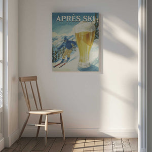 Tablou canvas „Apres Ski Retro” de Andreas Magnusson