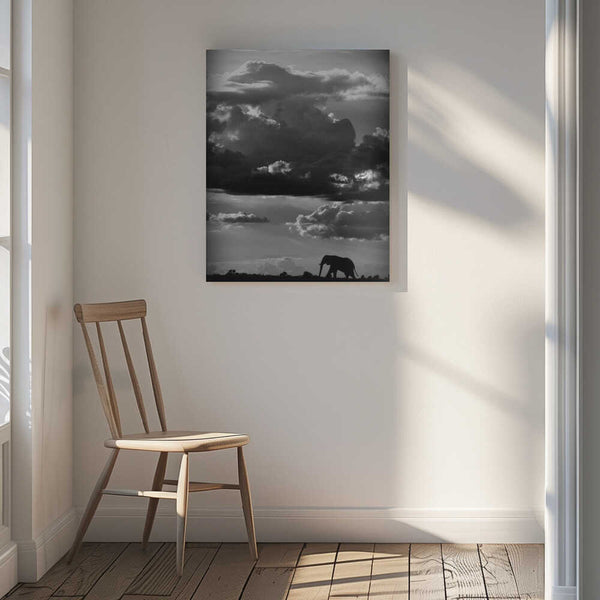 Tablou canvas „He walks under an African Sky” de WildPhotoArt