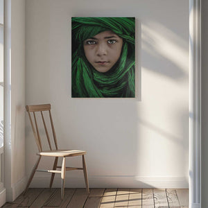 Tablou canvas „Green Boy” de Saeed Dhahi