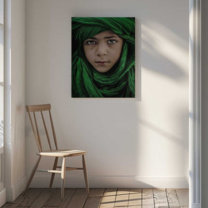 Tablou canvas „Green Boy” de Saeed Dhahi