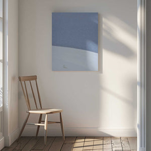 Tablou canvas „Snowy arctic fox in Svalbard” de Yves Adams
