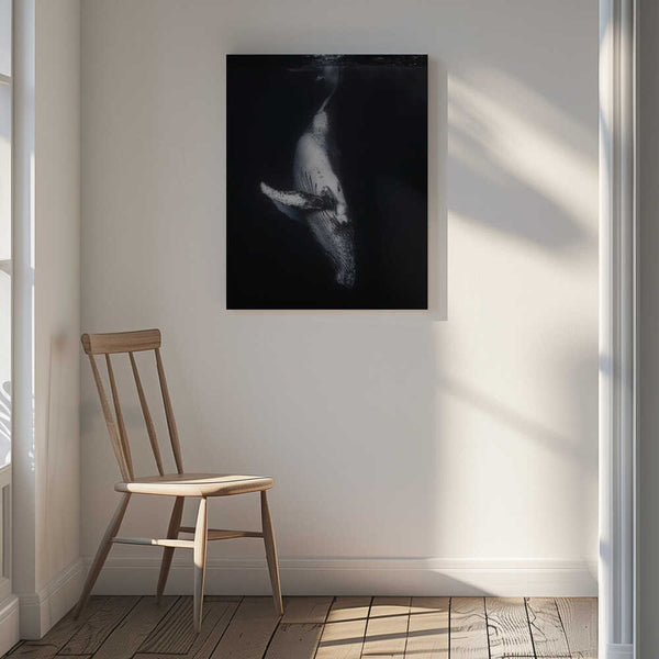 Tablou canvas „Black Whale” de Barathieu Gabriel