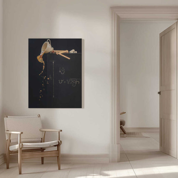 Tablou canvas „A study with free fall” de Dina Belenko
