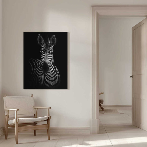 Tablou canvas „The Zebra” de WildPhotoArt