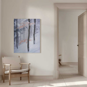 Tablou canvas „In the winter forest” de Ales Krivec