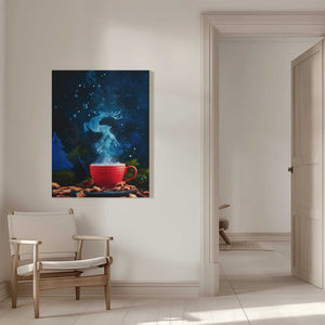 Tablou canvas „Snow Queen Deer” de Dina Belenko