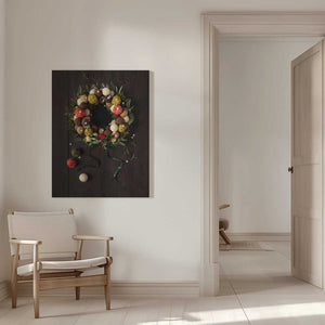 Tablou canvas „Truffles Christmas wreath” de Diana Popescu