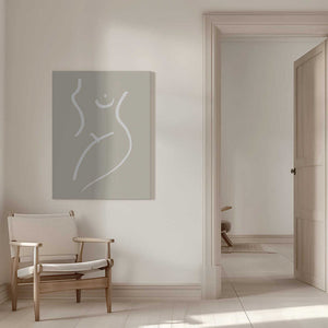 Tablou canvas „Body Sketch Sand” de Pictufy Studio