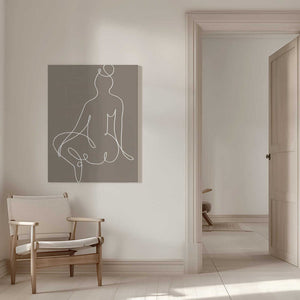 Tablou canvas „Sitting Down 02” de Pictufy Studio II