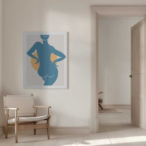 Tablou canvas „Blue Woman” de Pictufy Studio II