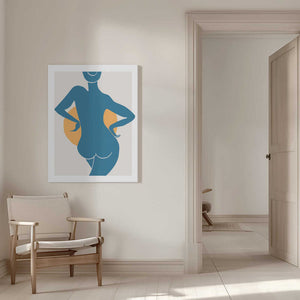 Tablou canvas „Blue Woman” de Pictufy Studio II