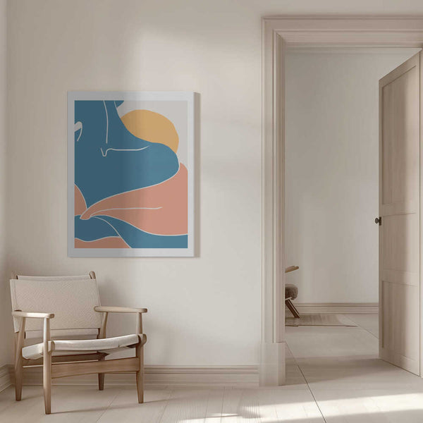 Tablou canvas „Blue Shoulder” de Pictufy Studio II