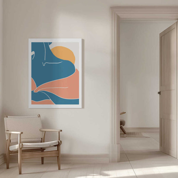 Tablou canvas „Blue Shoulder” de Pictufy Studio II