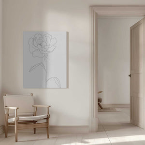 Tablou canvas „Peony Lines” de Pictufy Studio II
