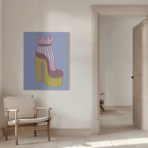 Tablou canvas „Yellow Heel 01” de Pictufy Studio