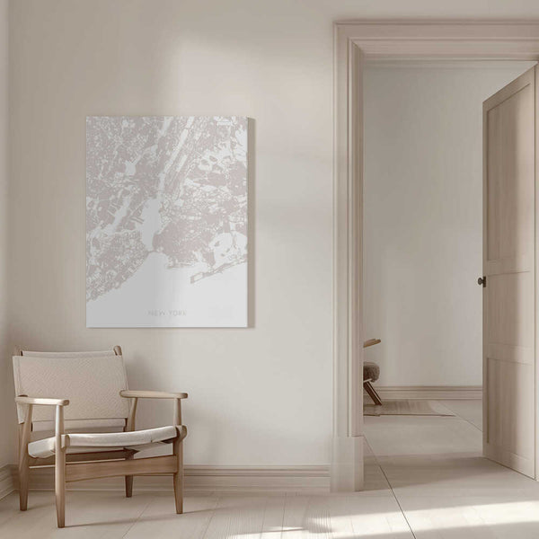 Tablou canvas „New York Map” de Pictufy Studio II