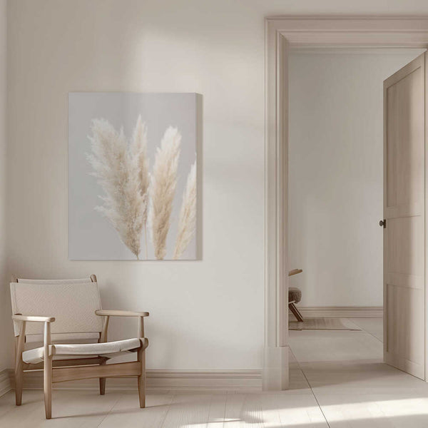 Tablou canvas „Pampas Grass Grey 02” de Pictufy Studio III