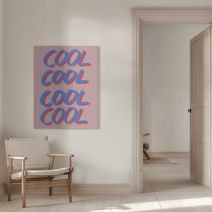 Tablou canvas „Cool Quote 02” de Pictufy Studio