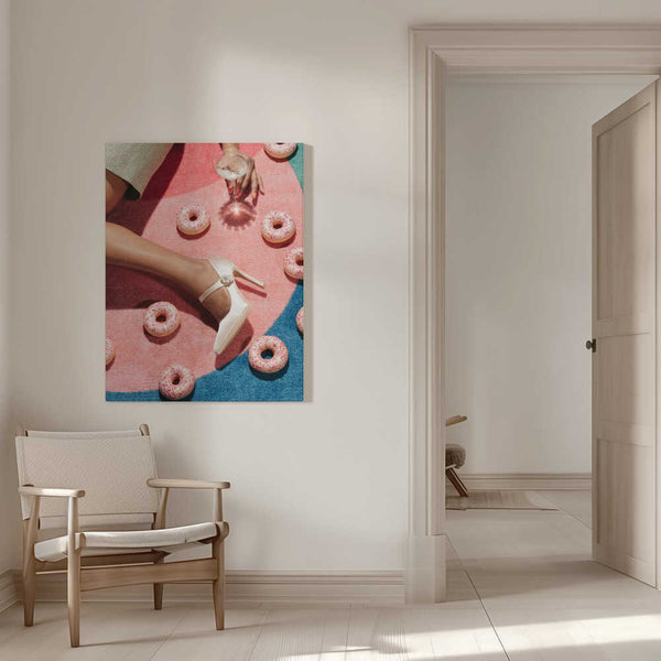 Tablou canvas „Pink Picnic #02” de Pictufy Studio III