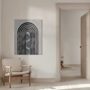 Tablou canvas „arch_capsule_001_green” de Pictufy Studio II