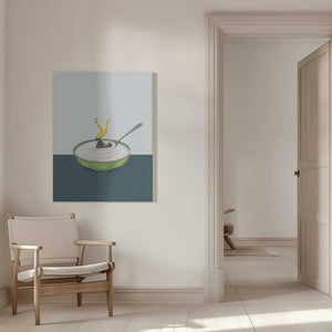 Tablou canvas „Yoga in my yogurt” de Maarten Léon