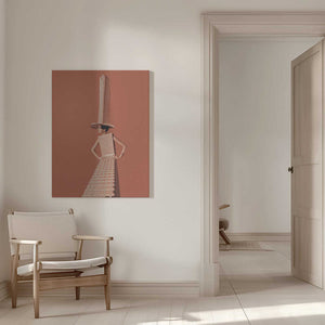 Tablou canvas „City girl” de Maarten Léon