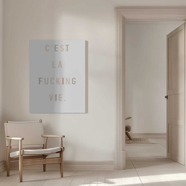 Tablou canvas „Life's Raw Essence” de uplusmestudio