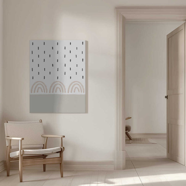 Tablou canvas „Muted Rainbows Sky” de uplusmestudio