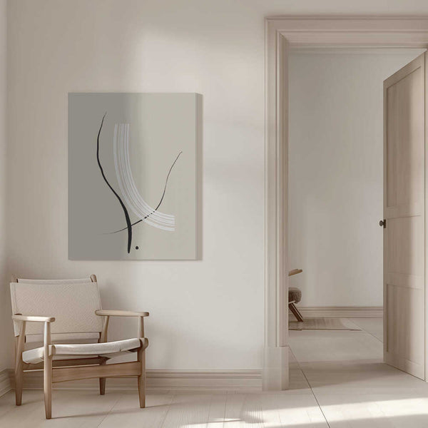 Tablou canvas „Curved Elegance” de uplusmestudio