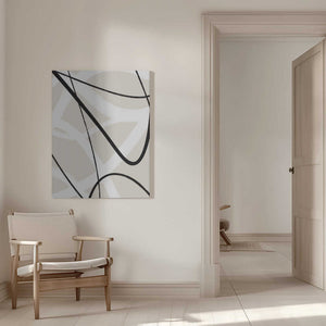 Tablou canvas „Fluid Line Dance” de uplusmestudio