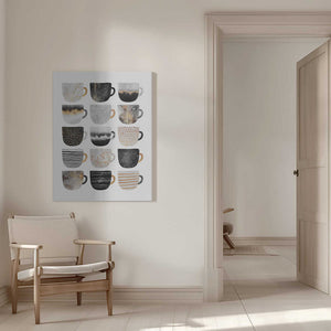 Tablou canvas „Pretty Coffee Cups” de Elisabeth Fredriksson