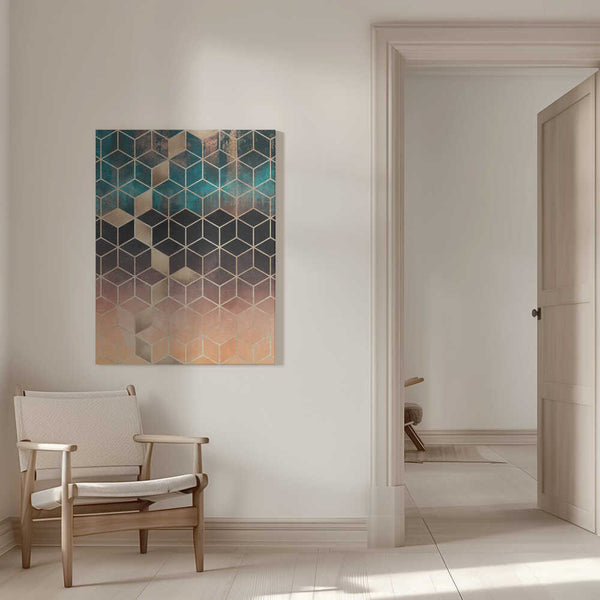 Tablou canvas „Ombre Dream Cubes” de Elisabeth Fredriksson