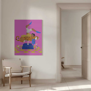 Tablou canvas „Put a tiger in your heart” de Jota de jai