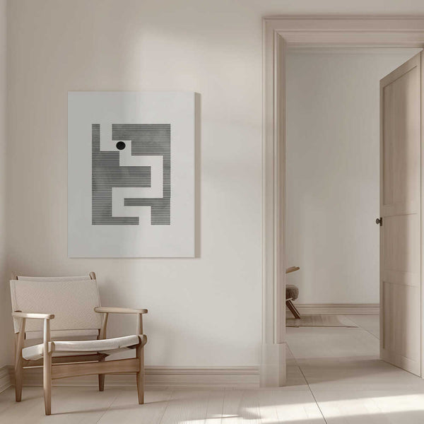 Tablou canvas „Minimalist maze” de Pictufy Studio II