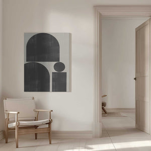 Tablou canvas „Geometric Silence” de THE MIUUS STUDIO