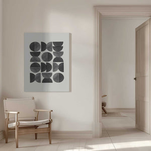 Tablou canvas „Geometric Rhythm” de THE MIUUS STUDIO