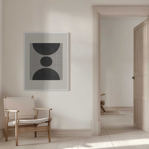 Tablou canvas „Geometric Echoes” de THE MIUUS STUDIO