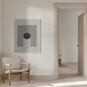 Tablou canvas „Geometric Eclipse” de THE MIUUS STUDIO