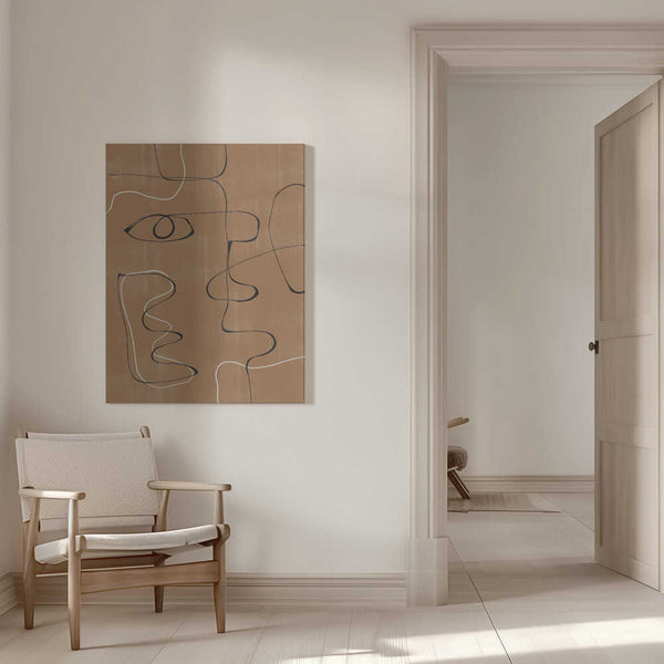 Tablou canvas „Whimsical Lines” de THE MIUUS STUDIO